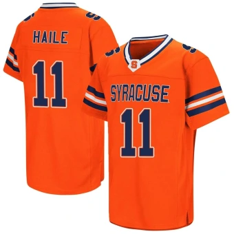 Men's Syracuse Orange Ta'Ron Haile Colosseum Football Jersey - Replica Orange