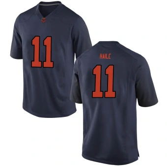 Men's Syracuse Orange Ta'Ron Haile Football Jersey - Game Navy