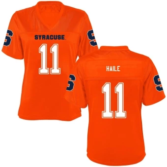 Women's Syracuse Orange Ta'Ron Haile Football Jersey - Replica Orange